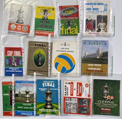 Lot 359 - FOOTBALL MEMORABILIA - CUP FINAL PROGRAMMES C 1960S/70S.