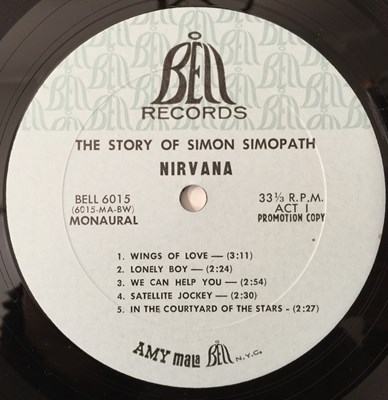 Lot 81 - NIRVANA - THE STORY OF SIMON SIMOPATH LP (US PROMO - BELL 6015)