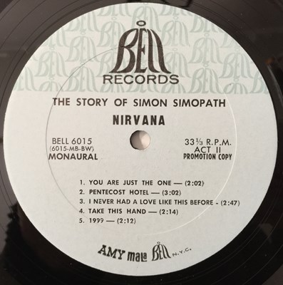 Lot 81 - NIRVANA - THE STORY OF SIMON SIMOPATH LP (US PROMO - BELL 6015)