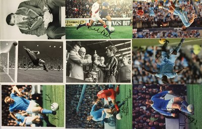 Lot 363 - FOOTBALL MEMORABILIA - MANCHESTER CITY SIGNED PHOTOS INC LEGENDS.