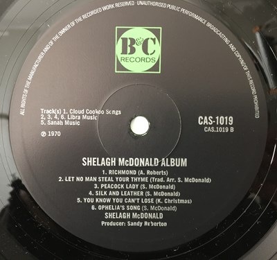 Lot 87 - SHELAGH MCDONALD - SHELAGH MCDONALD ALBUM (UK FOLK - B&C RECORDS - CAS-1019)