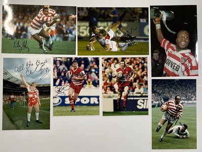 Lot 316 - RUGBY LEAGUE SIGNED PHOTOS.