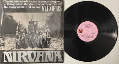 Lot 92 - NIRVANA - ALL OF US LP (UK FIRST PRESS - PINK ISLAND - ILPS 9087)