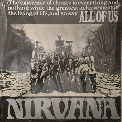 Lot 92 - NIRVANA - ALL OF US LP (UK FIRST PRESS - PINK ISLAND - ILPS 9087)