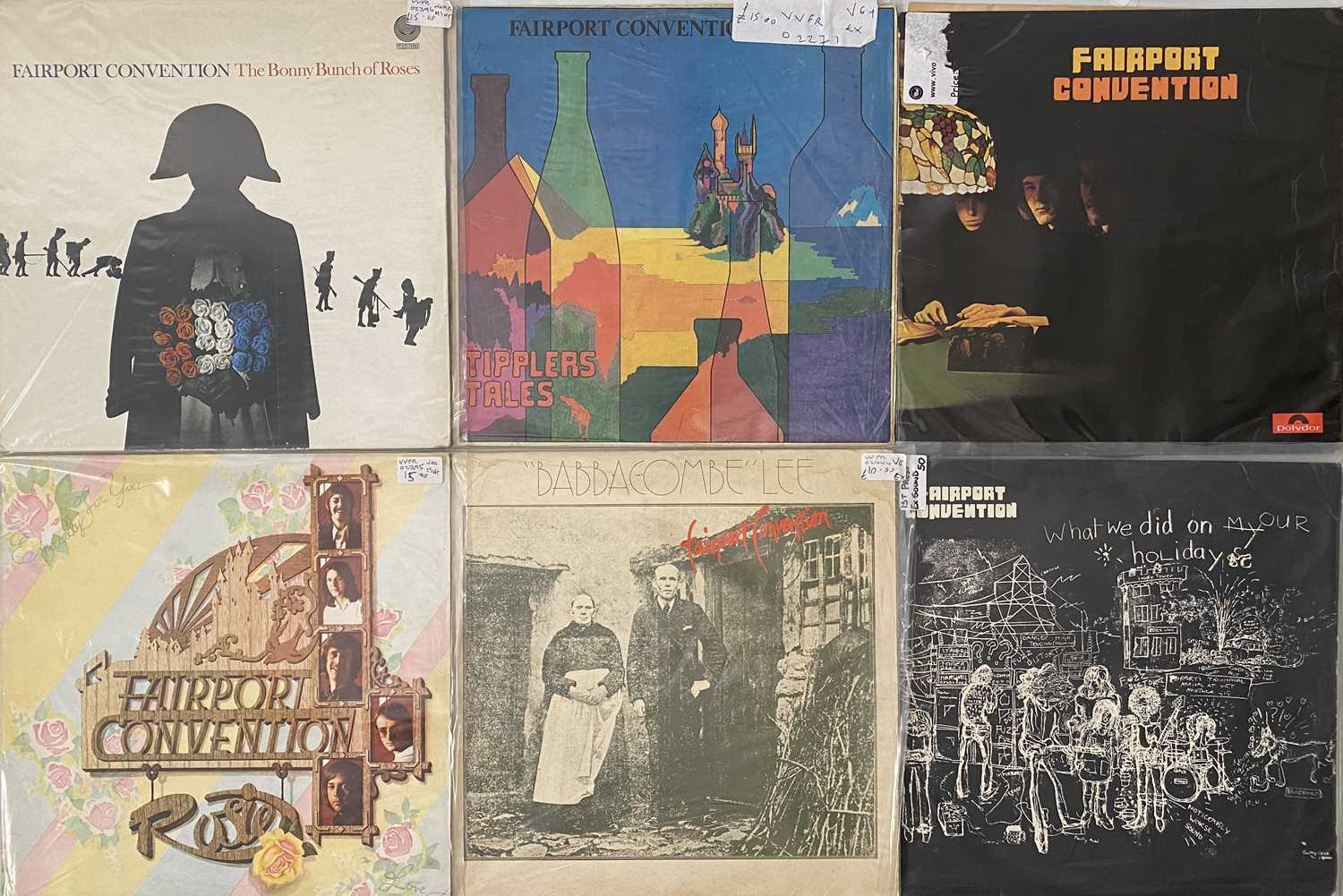 Lot 98 - FAIRPORT CONVENTION - LP PACK