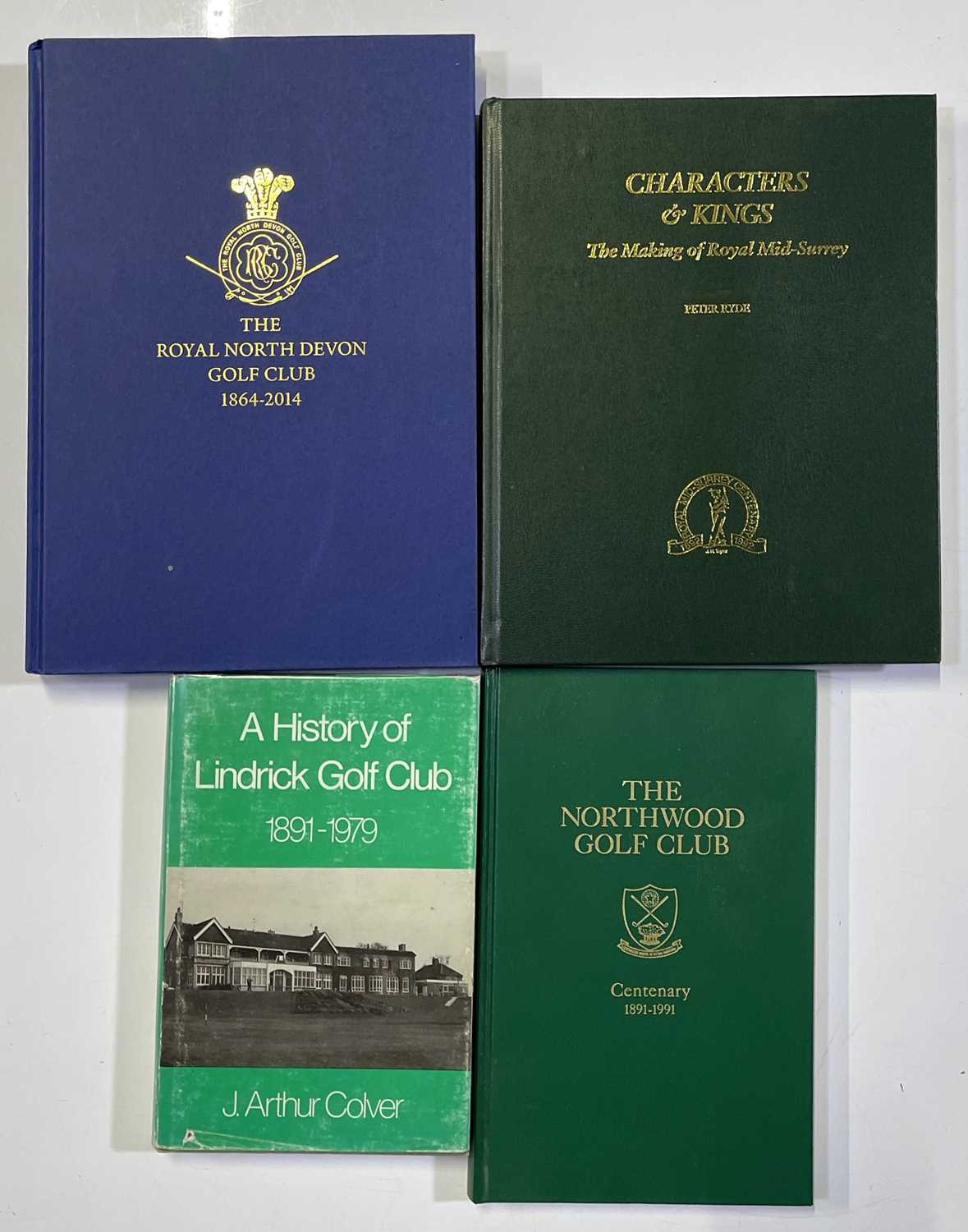 Lot 236 - COLLECTABLE GOLF BOOKS INC CLUB HISTORIES.