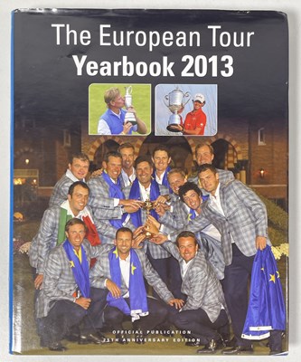 Lot 245 - GOLF AUTOGRAPHS - MULTI SIGNED 2013 TOUR YEARBOOK.