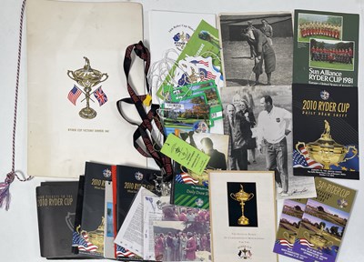 Lot 247 - GOLFING MEMORABILIA INC AUTOGRAPHS.