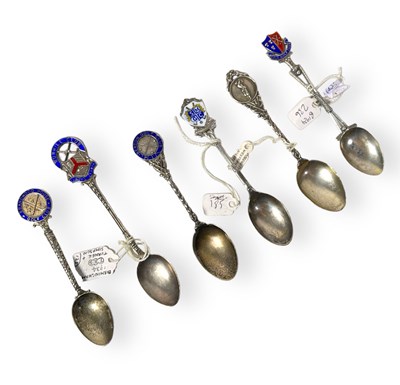 Lot 254 - GOLF MEMORABILIA - EARLY 20TH C SILVER SPOONS.