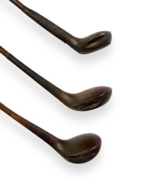 Lot 270 - GOLF CLUBS - C 1900 CLUBS.