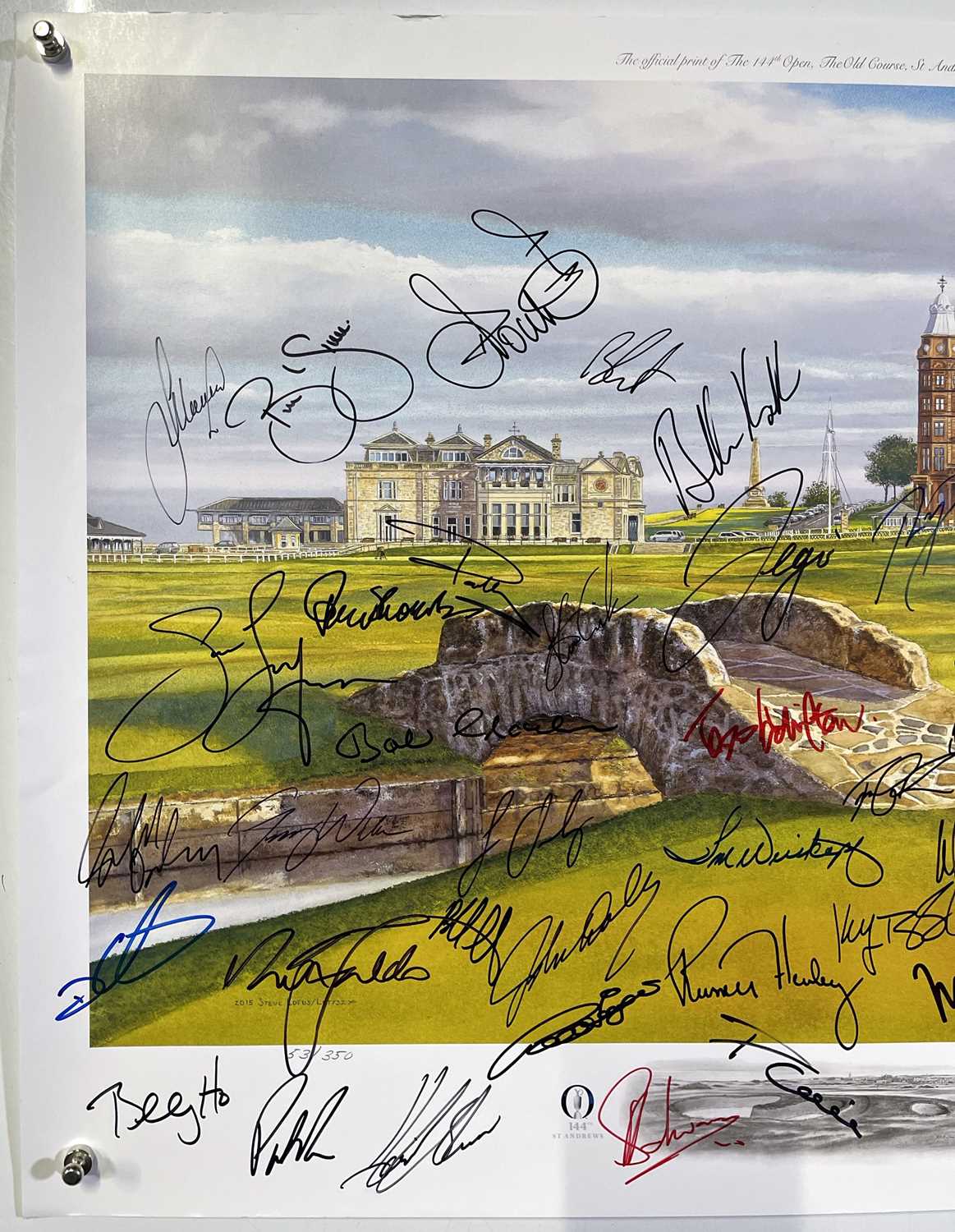 Lot 275 - GOLF MEMORABILIA - MULTI SIGNED ST ANDREWS