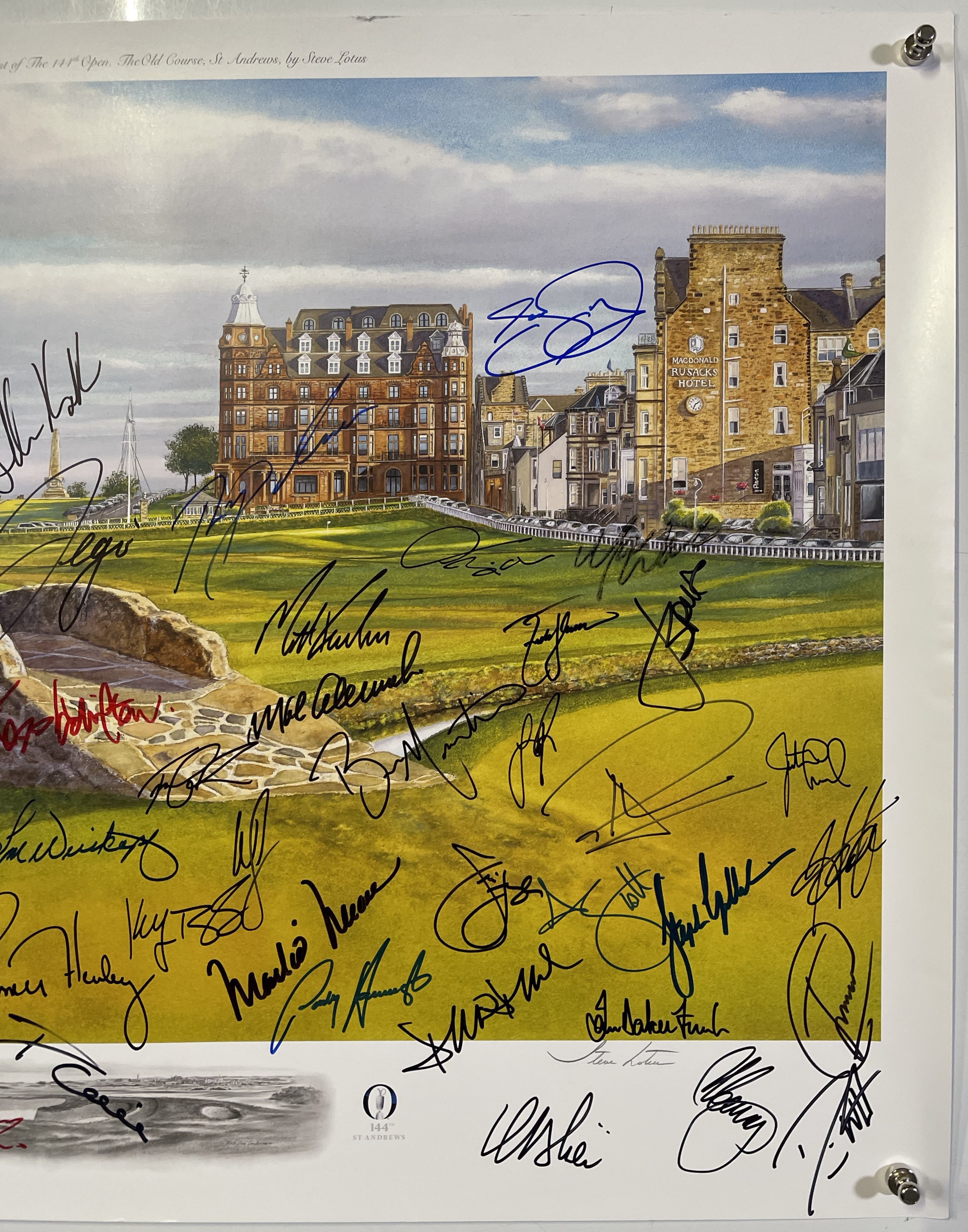 Lot 275 - GOLF MEMORABILIA - MULTI SIGNED ST ANDREWS