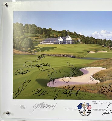 Lot 276 - MULTI SIGNED GOLF PRINTS.