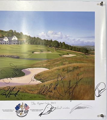 Lot 276 - MULTI SIGNED GOLF PRINTS.