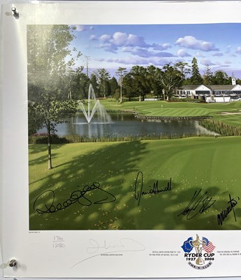 Lot 276 - MULTI SIGNED GOLF PRINTS.