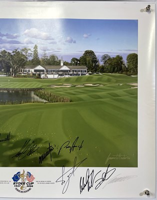 Lot 276 - MULTI SIGNED GOLF PRINTS.