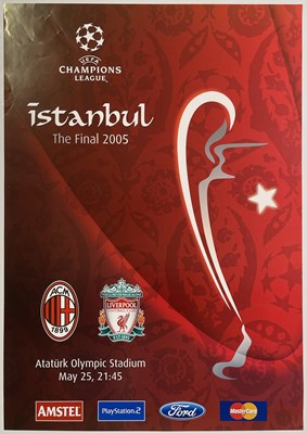 Lot 320 - FOOTBALL MEMORABILIA - ORIGINAL LIVERPOOL FC ISTANBUL 2005 POSTER.