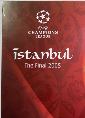 Lot 320 - FOOTBALL MEMORABILIA - ORIGINAL LIVERPOOL FC ISTANBUL 2005 POSTER.