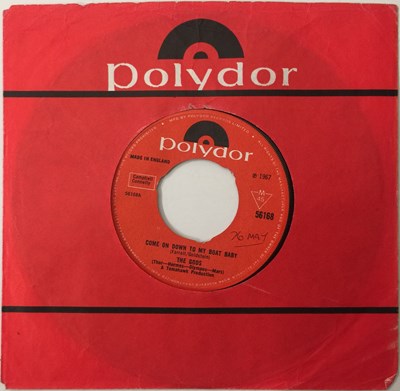 Lot 164 - THE GODS - COME ON DOWN TO MY BOAT BABY C/W GARAGE MAN 7" (ORIGINAL UK COPY - POLYDOR 56168)