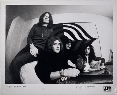 Lot 366 - LED ZEPPELIN - ORIGINAL 1969 ATLANTIC PRESS PHOTO.