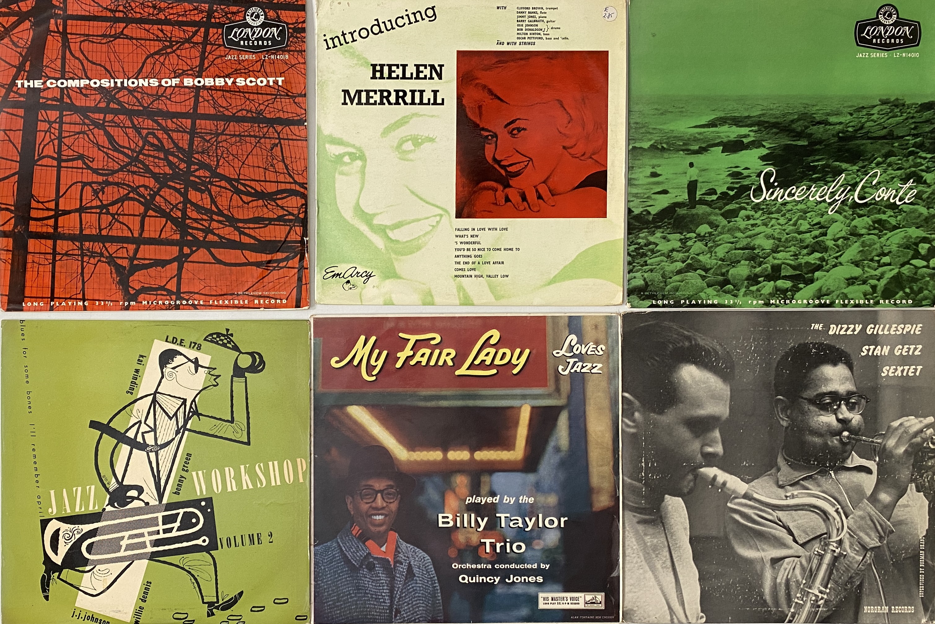 Lot 36 JAZZ 10" LPs COLLECTION (INC RARITIES)