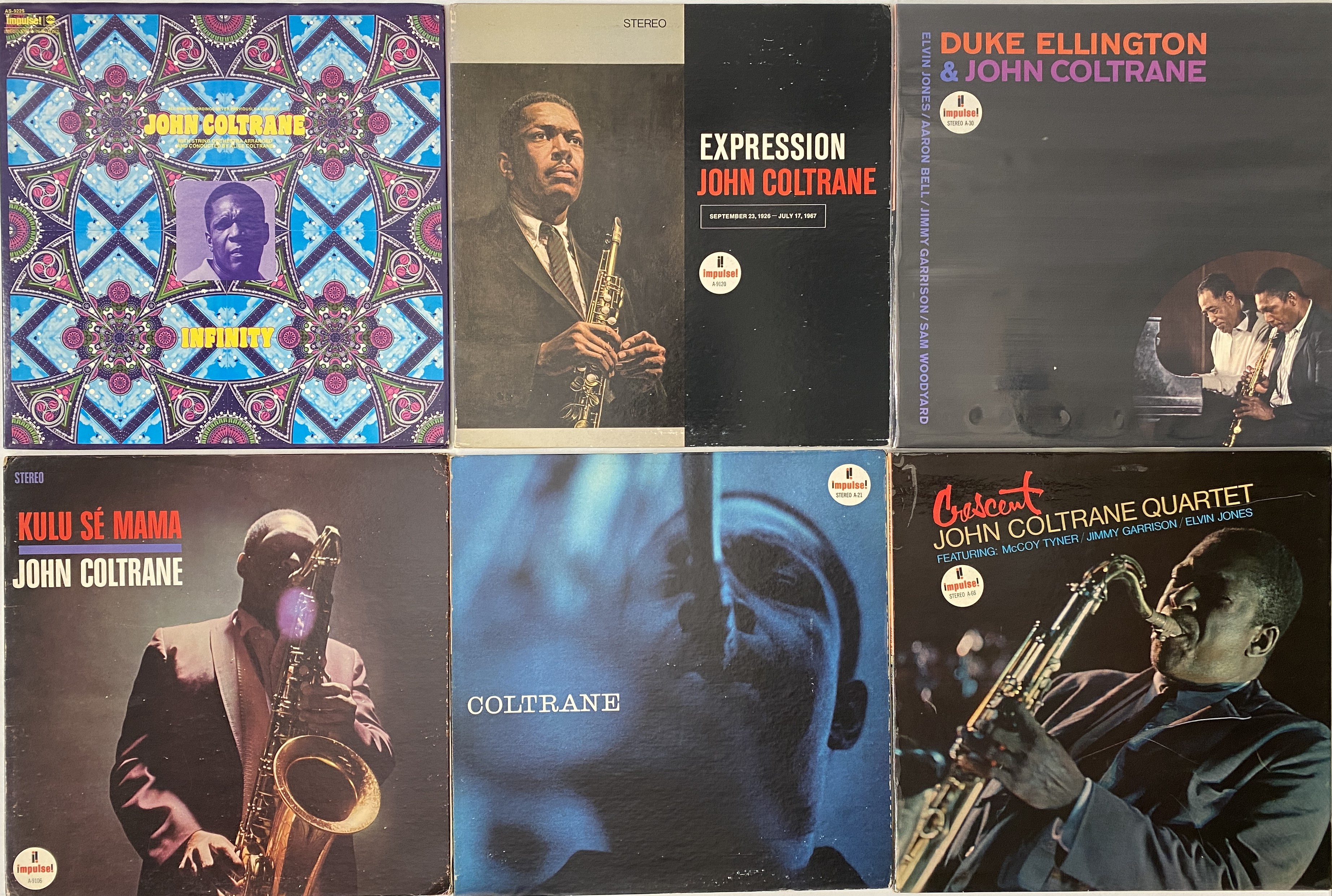 Impulse Label Lot 41 - JOHN COLTRANE - IMPULSE LABEL LP PACK