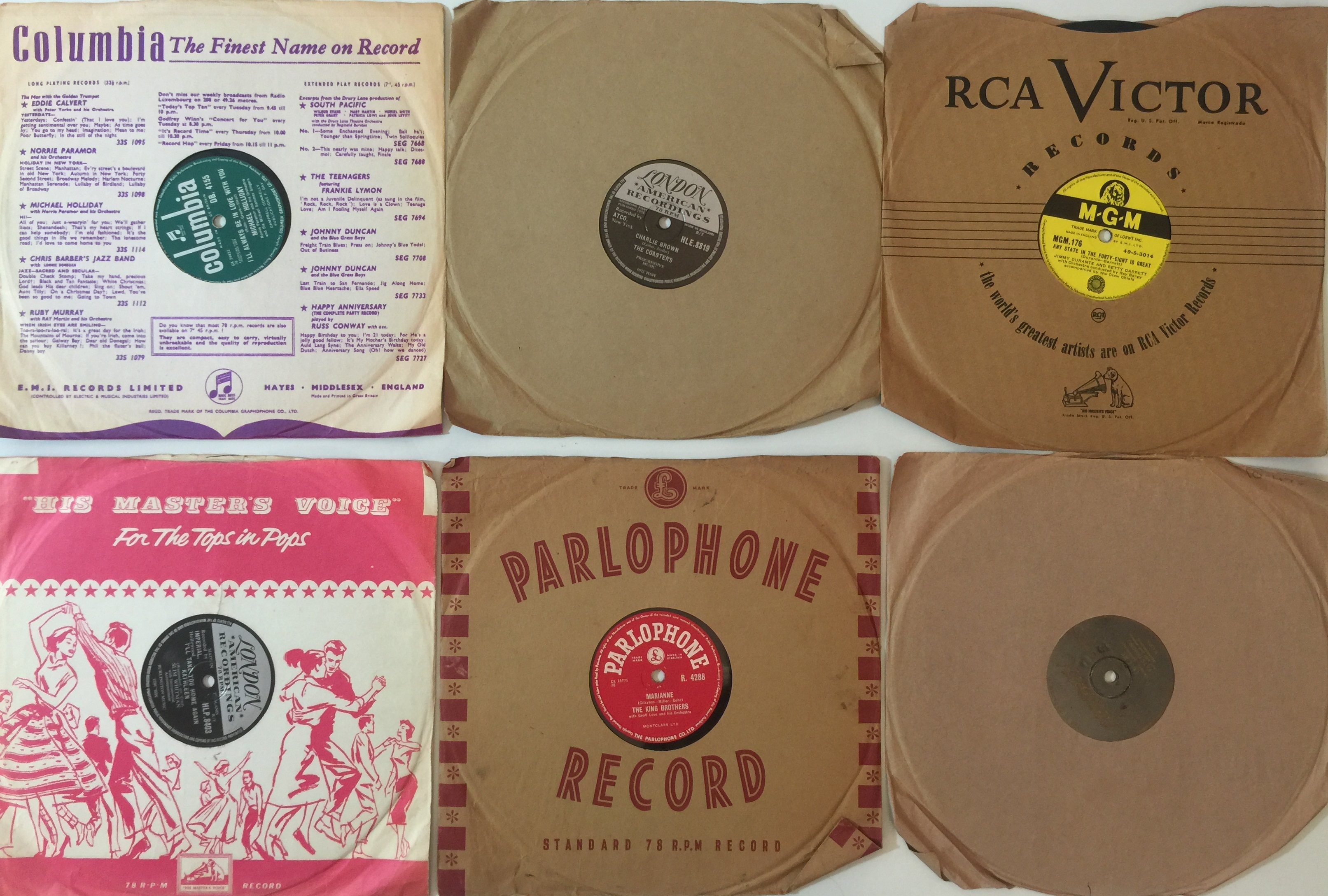 Lot 1030 - Rock N Roll/ Trad/ Easy/ Pop - 78s