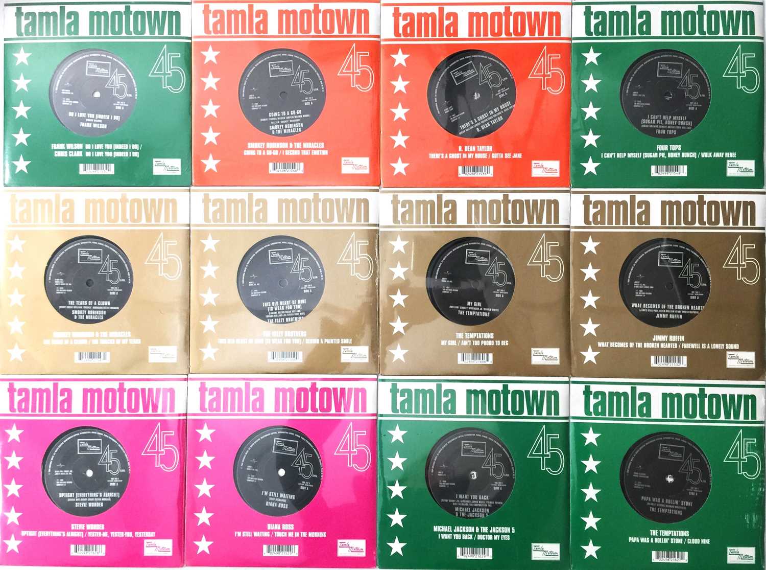 Lot 69 - TAMLA MOTOWN - 7" MODERN REISSUES PACK (SEALED)