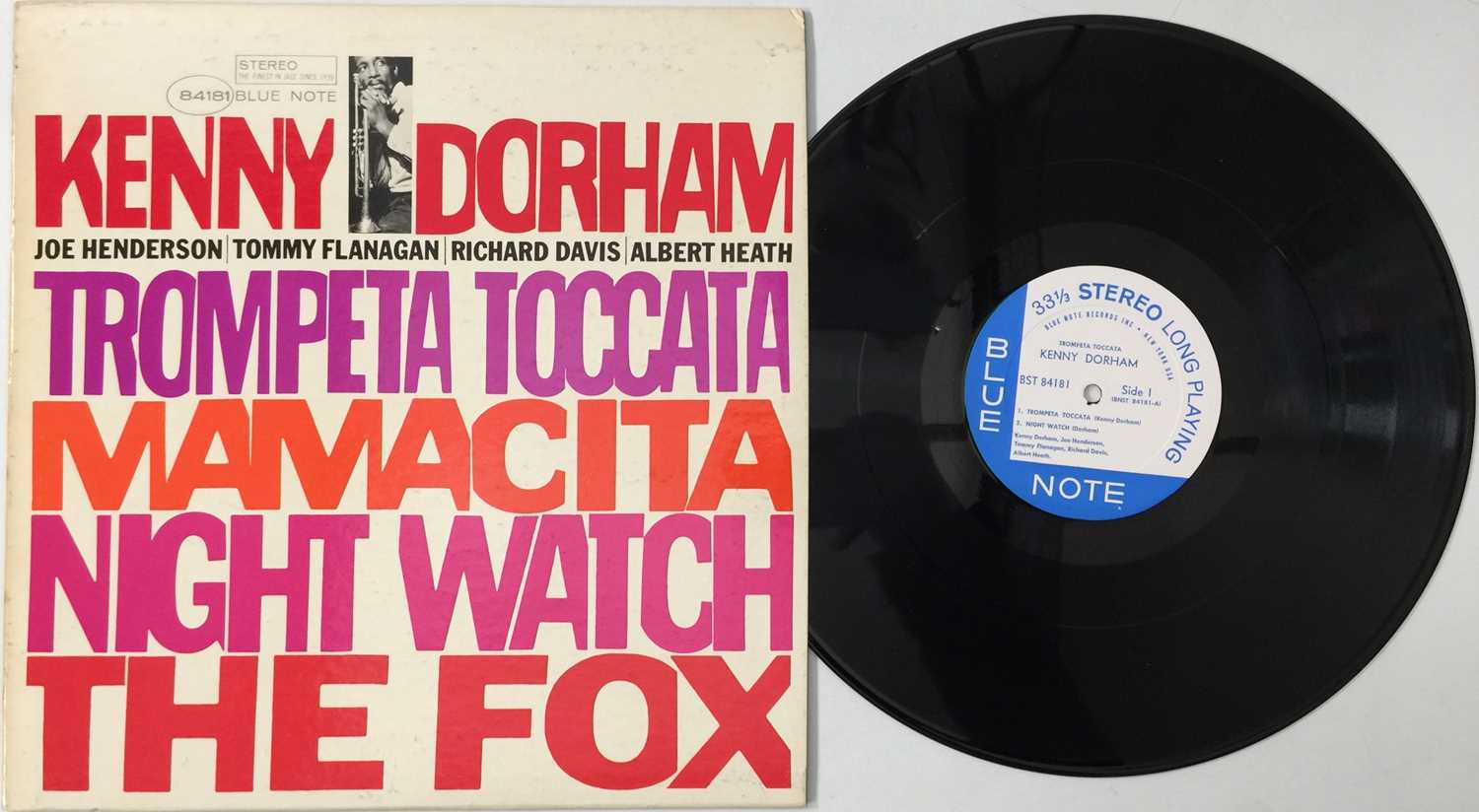 Lot 47 - KENNY DORHAM - TROMPETA TOCCATA LP (US STEREO - BLUE NOTE - BST 84181)