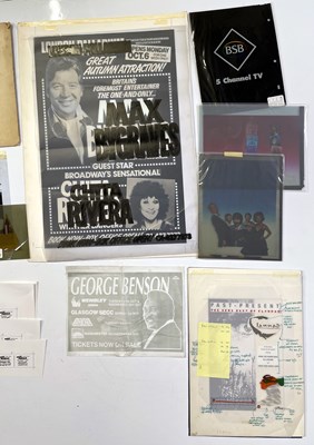 Lot 101 - ADVERTISING POSTERS C 20TH C AND PROOF DESIGNS INC THE SHADOWS.