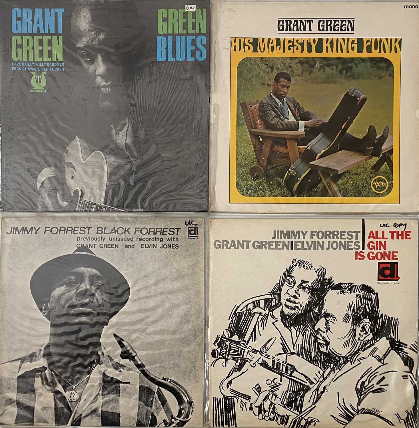 Lot 51 - GRANT GREEN/ JIMMY FORREST - LP PACK