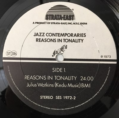 Lot 52 - JAZZ CONTEMPORARIES - REASONS IN TONALITY LP (US REPRESS - STRATA-EAST - SES 1972-2)