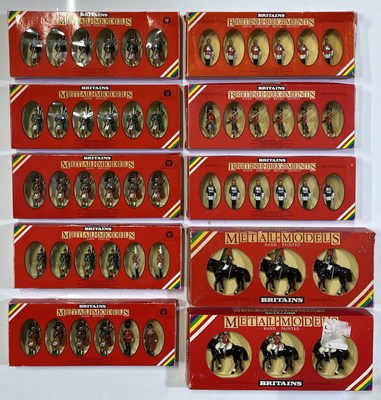 Lot 15 - BRITAINS SOLDIERS HAND PAINTED METAL MODELS.