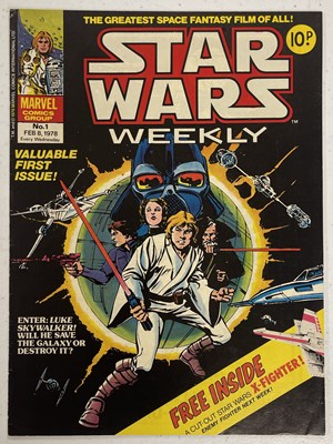 Lot 54 - TV AND FILM COMIC COLLECTION - SOME FIRST ISSUES INC STAR WARS.