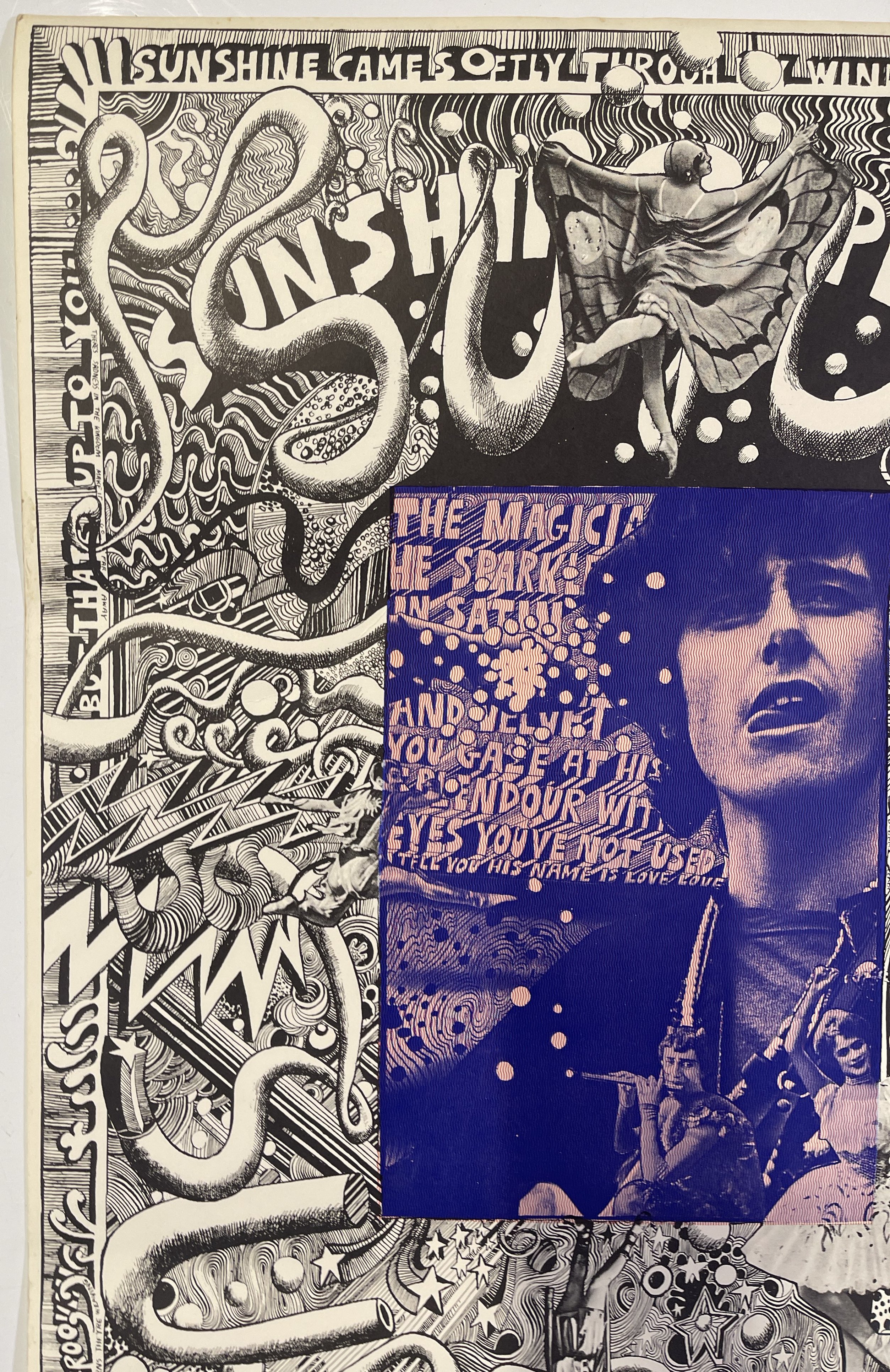 Lot 164 - DONOVAN - MARTIN SHARP POSTER.