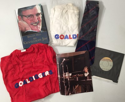 Lot 132 - ELTON JOHN - THE GOALDIGGERS SONG 7" (ORIGINAL UK PROMO - GOALD 1 - WITH PROMOTIONAL ITEMS - 'BUNDLE ONE')