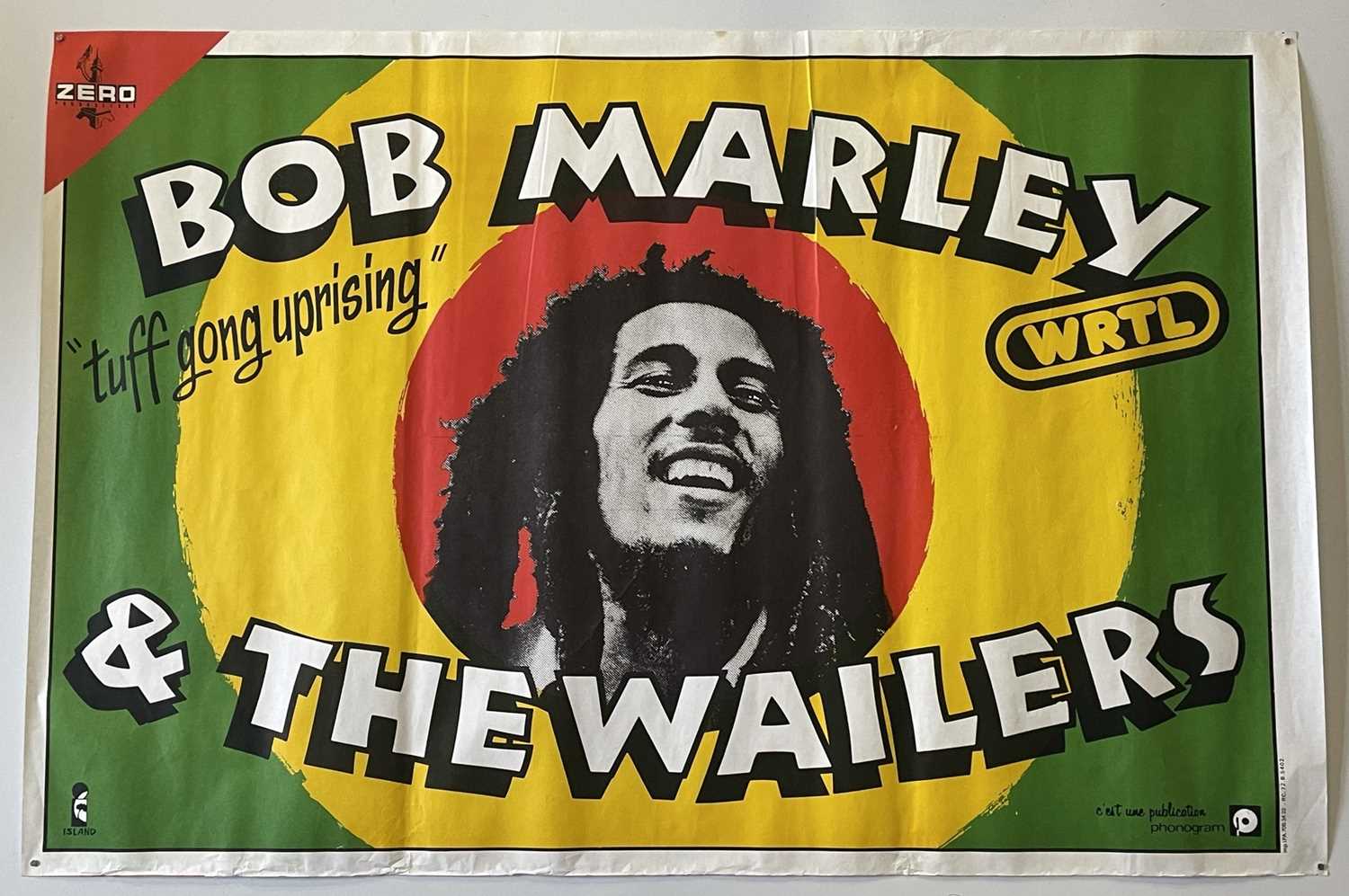 Lot 182 - BOB MARLEY FRENCH 1980 CONCERT POSTER