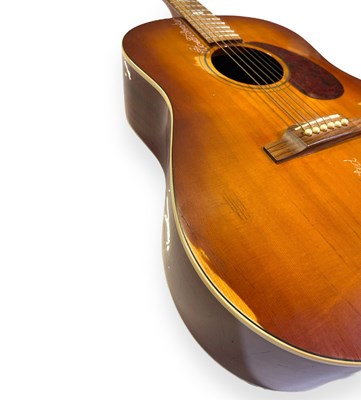 Lot 4 - MARTIN'S PERSONALISED EPIPHONE TEXAN ACOUSTIC GUITAR.