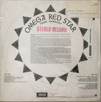 Lot 58 - OMEGA RED STAR - OF HUNGARY LP (UK STEREO ORIGINAL - DECCA - SKL 4974)
