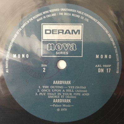 Lot 62 - AARDVARK - S/T LP (UK MONO ORIGINAL - DERAM/ NOVA - DN 17)