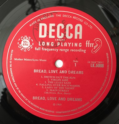 Lot 63 - BREAD LOVE AND DREAMS - DECCA LP PACK