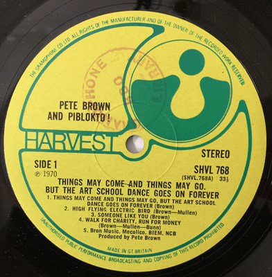 Lot 65 - PETE BROWN - HARVEST LP RARITIES PACK