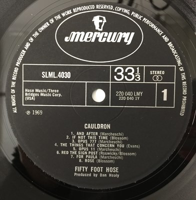 Lot 137 - FIFTY FOOT HOSE - CAULDRON LP (UK ORIGINAL - MERCURY - SLML 4030)