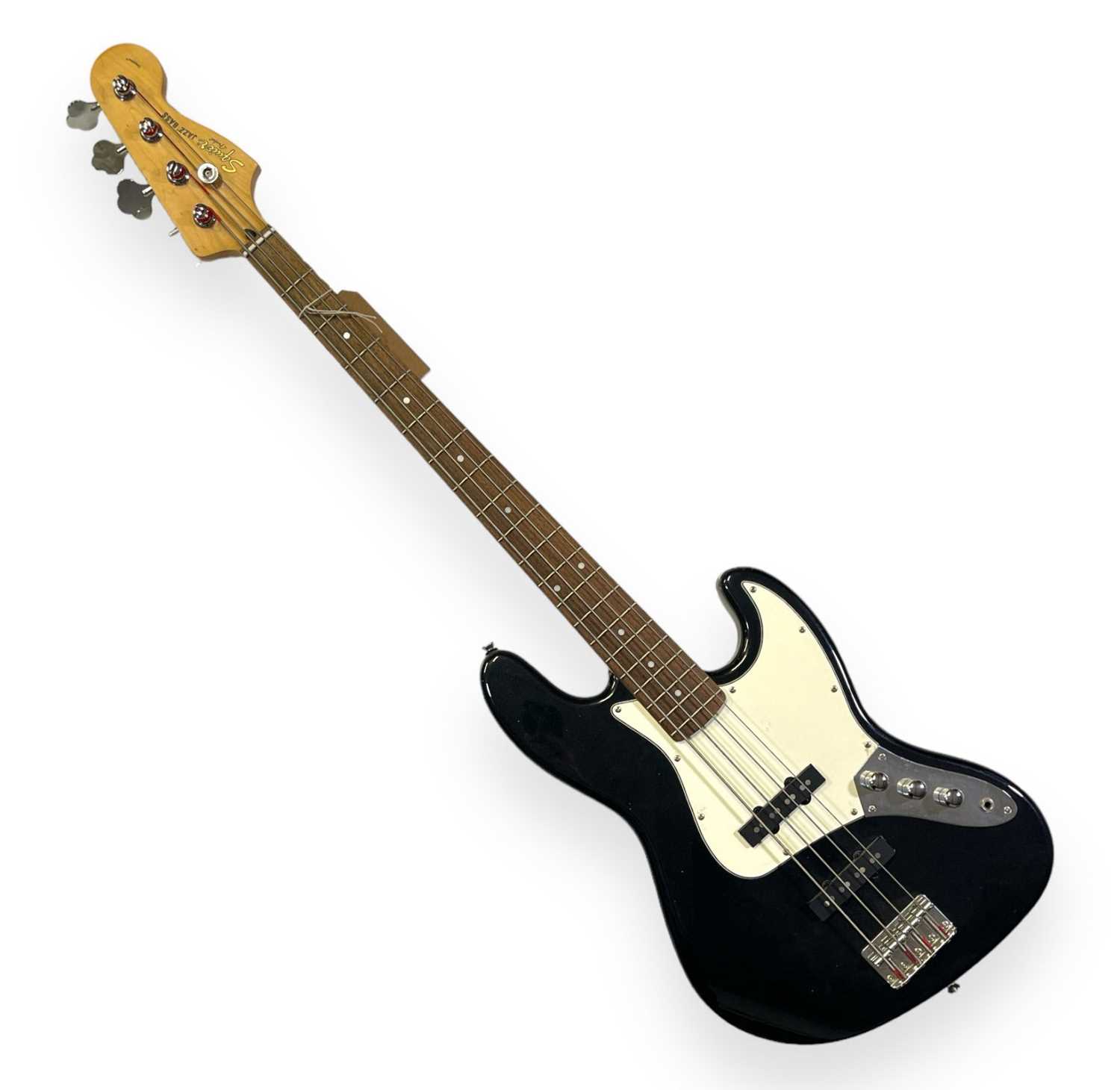 Lot 12 - A FENDER SQUIER JAZZ BASS.