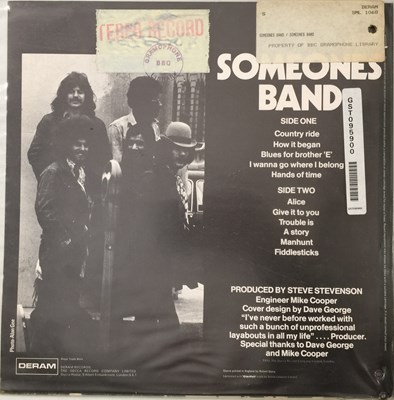 Lot 141 - SOMEONES BAND - S/T LP (UK STEREO ORIGINAL - DERAM - SML 1068)