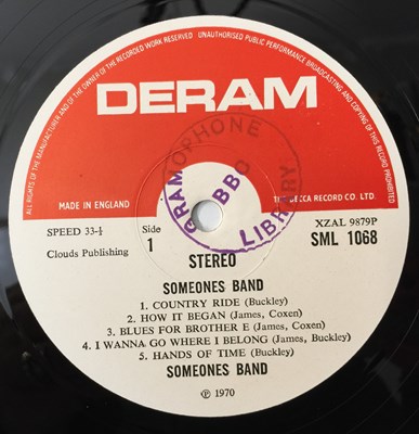 Lot 141 - SOMEONES BAND - S/T LP (UK STEREO ORIGINAL - DERAM - SML 1068)