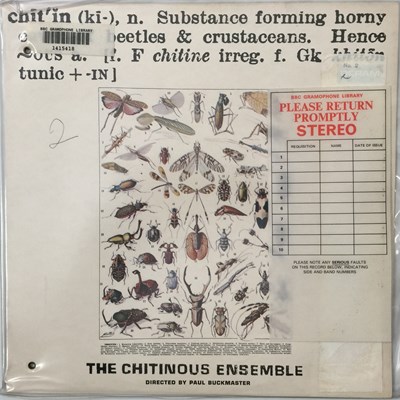 Lot 144 - THE CHITINOUS ENSEMBLE - CHITINOUS LP (UK STEREO - DERAM - SML.1093)