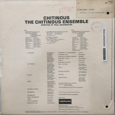 Lot 144 - THE CHITINOUS ENSEMBLE - CHITINOUS LP (UK STEREO - DERAM - SML.1093)