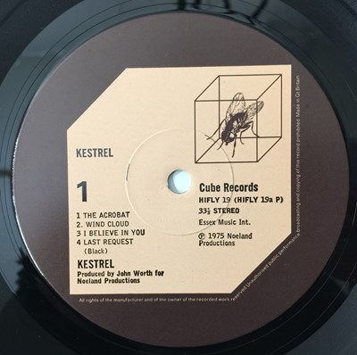 Lot 146 - KESTREL - S/T LP (UK ORIGINAL - CUBE RECORDS - HIFLY 19)