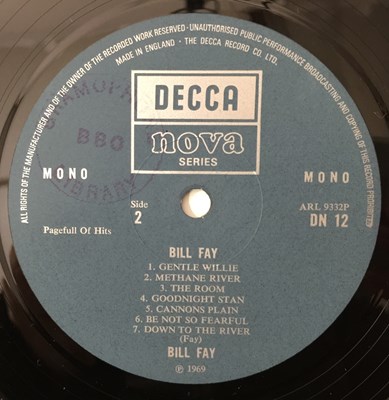 Lot 147 - BILL FAY - S/T LP (UK MONO ORIGINAL - DECCA/ NOVA - DN 12)